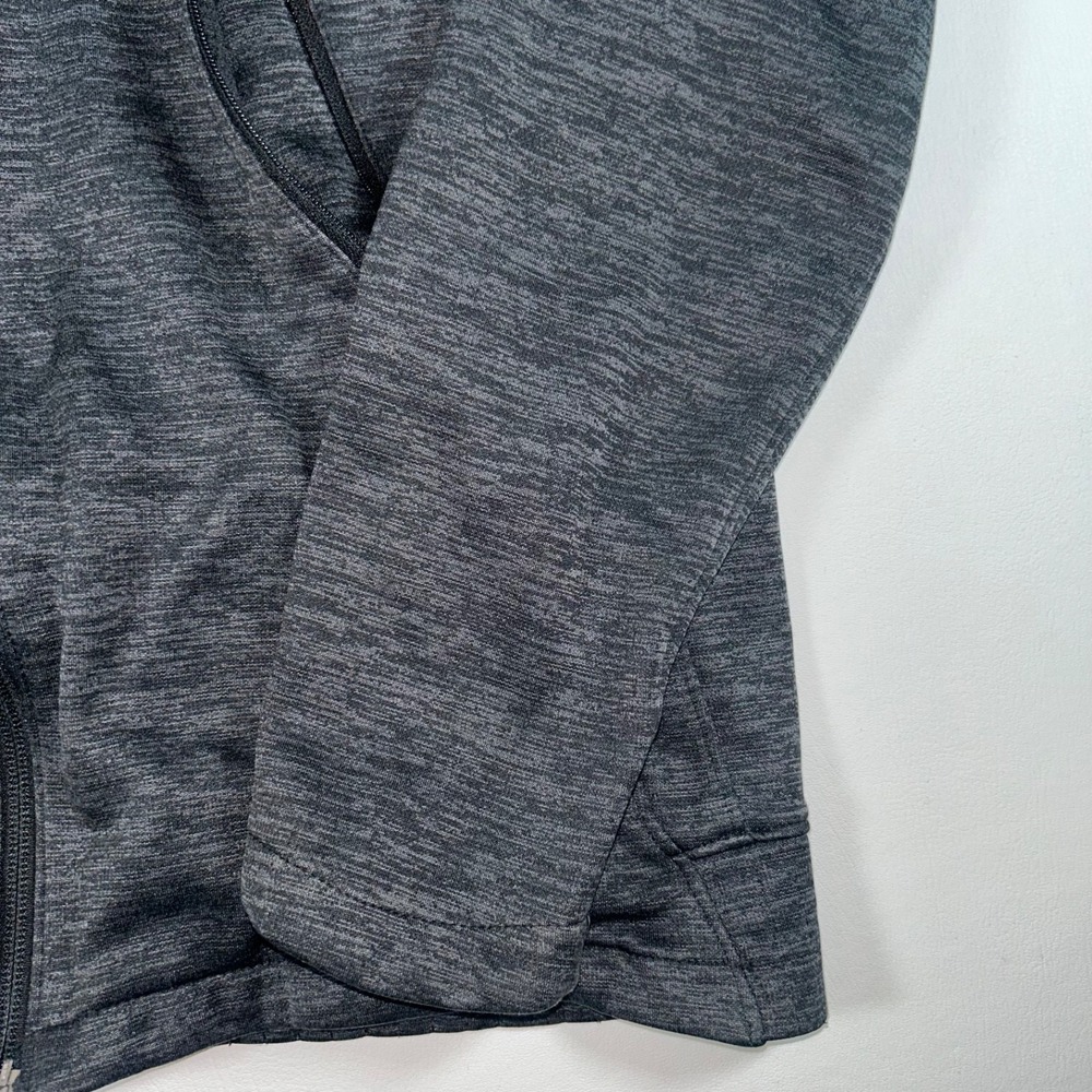Nike Air Jordan Flight Therma-FIT Full Zip Hoodie Jacket Mens L Gray 688525-010 - Picture 7 of 16